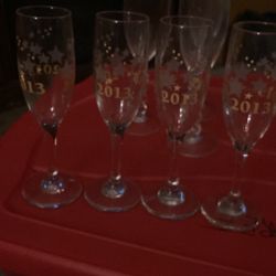 Wine and champagne glasses