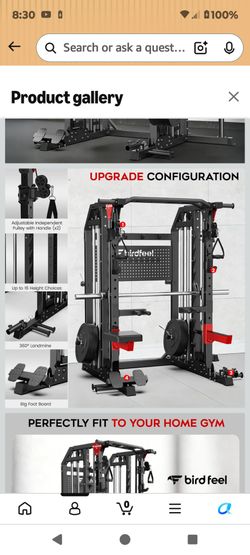 Birdfeel Smith machine power cage