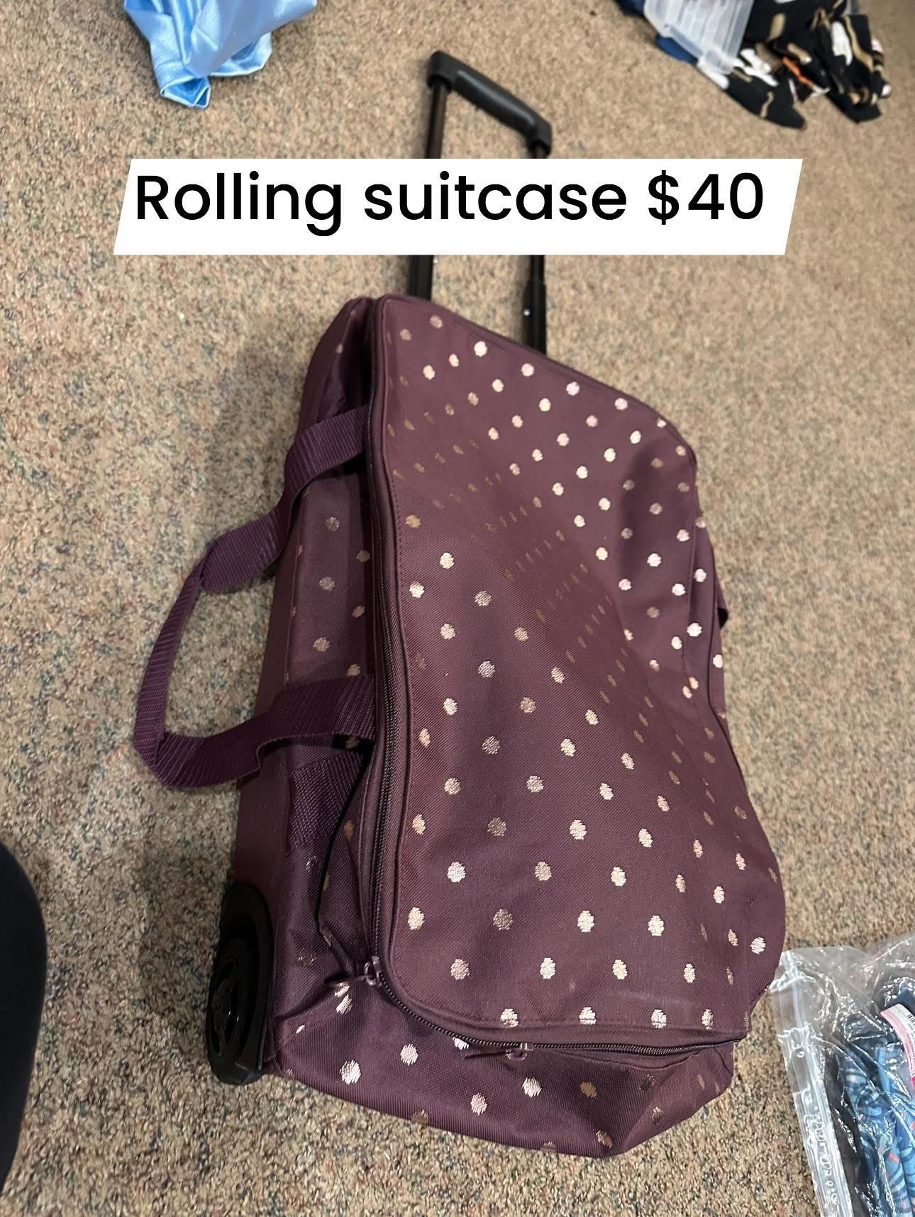 New In Bag Thirty-one Wheels To Wander Duffle Suitcase