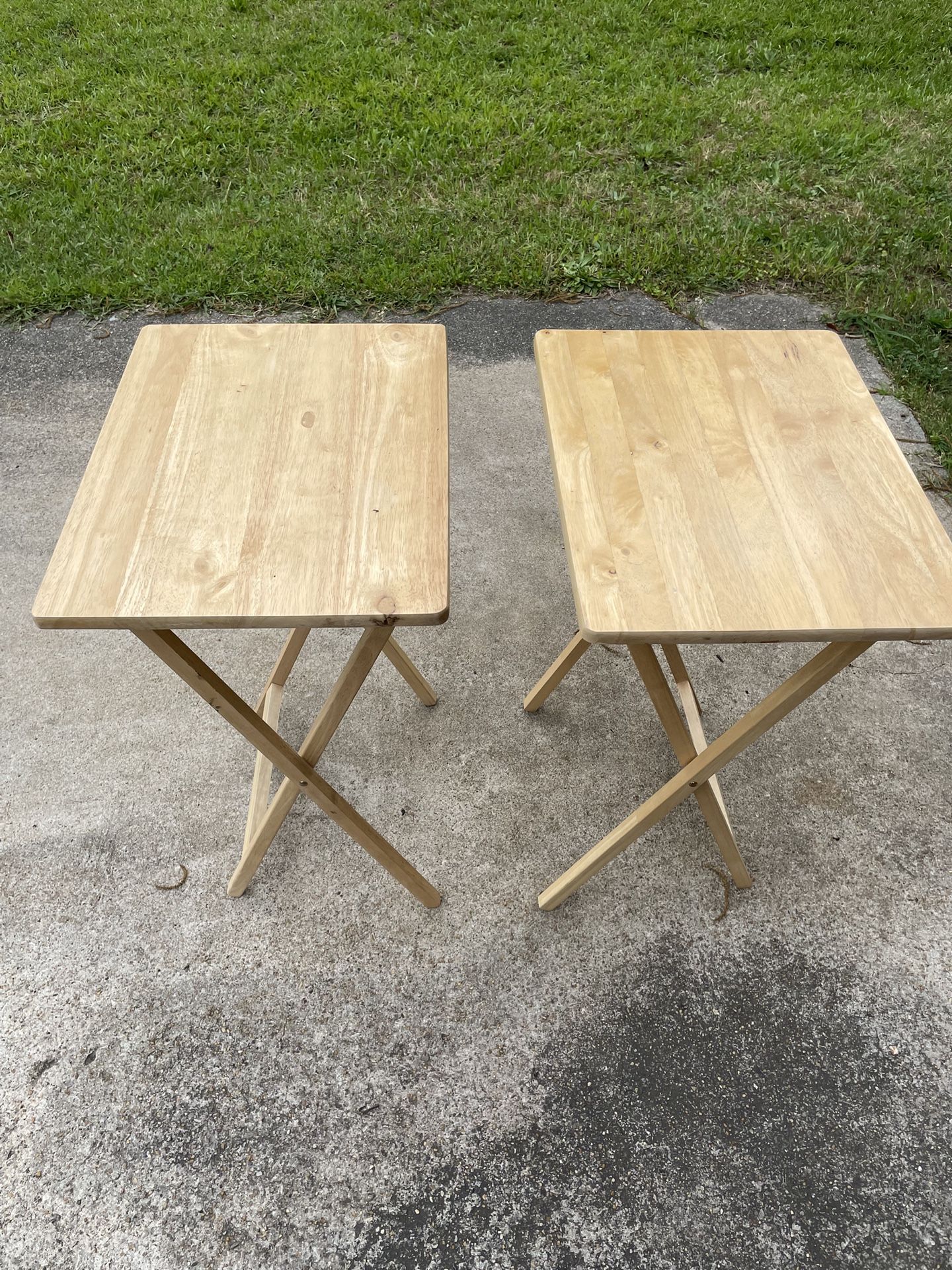2-pc Set Tv Table Tray