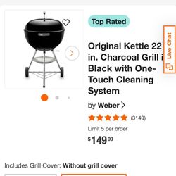 Weber Original Kettle Grill 22inch
