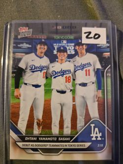 Shohei Ohtani, Yoshinobu Yamamoto Roki Sasaki Topps Now