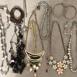 Necklaces, Pendants & Earrings. 