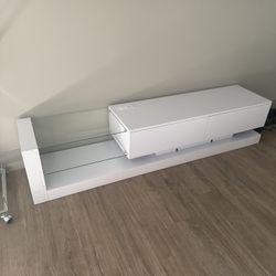 White TV Stand 