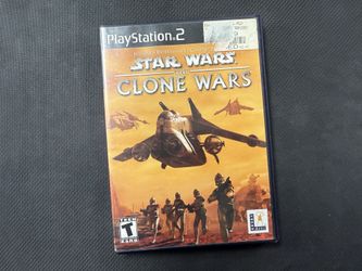 Star Wars: The Clone Wars (Sony PlayStation 2, PS2, 2002) COMPLETE
