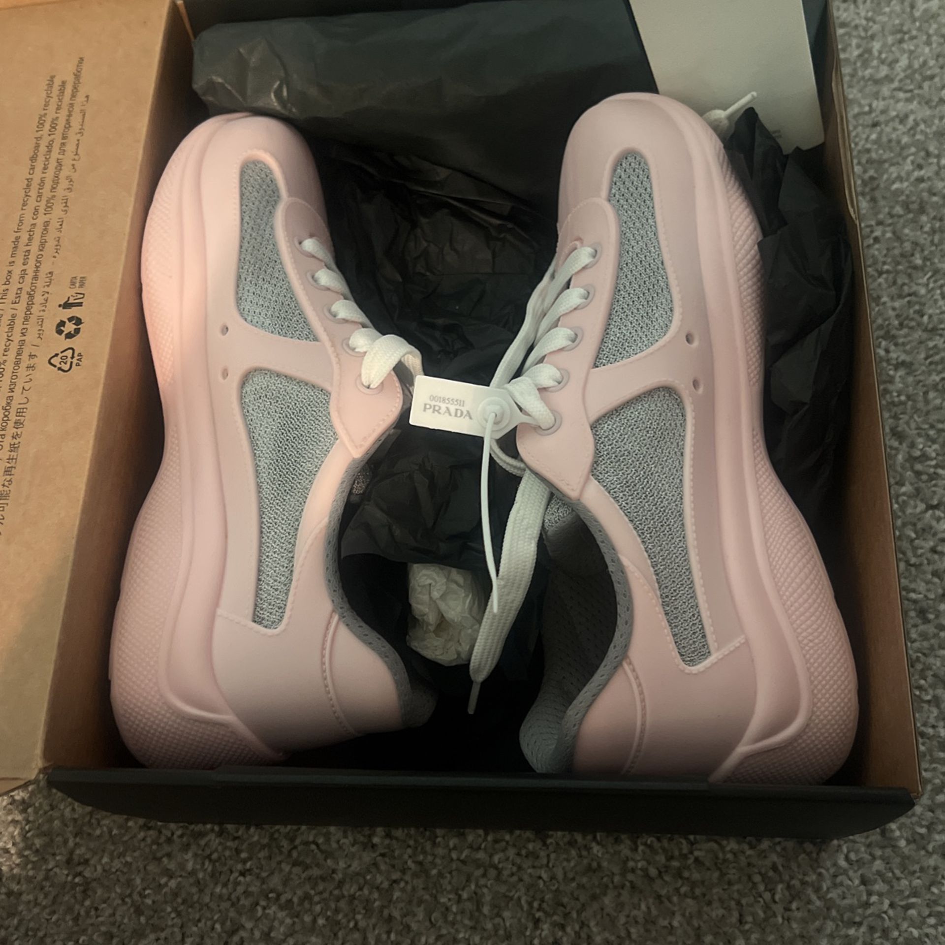 Pink Prada Sneakers 