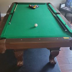 Pool Table And Dartboard Combo