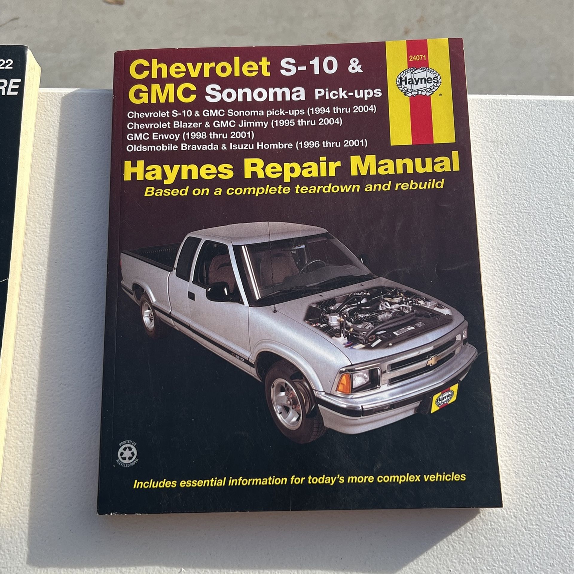 Chevy S-10/ Sonoma Repair Manual