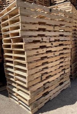 We sell wood pallets