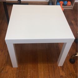 White IKEA Table