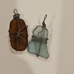 Sea glass pendant 