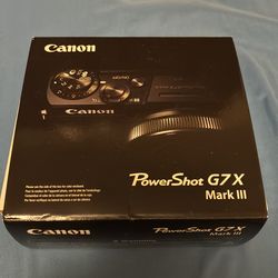 Canon Powershot G7 X Mark III