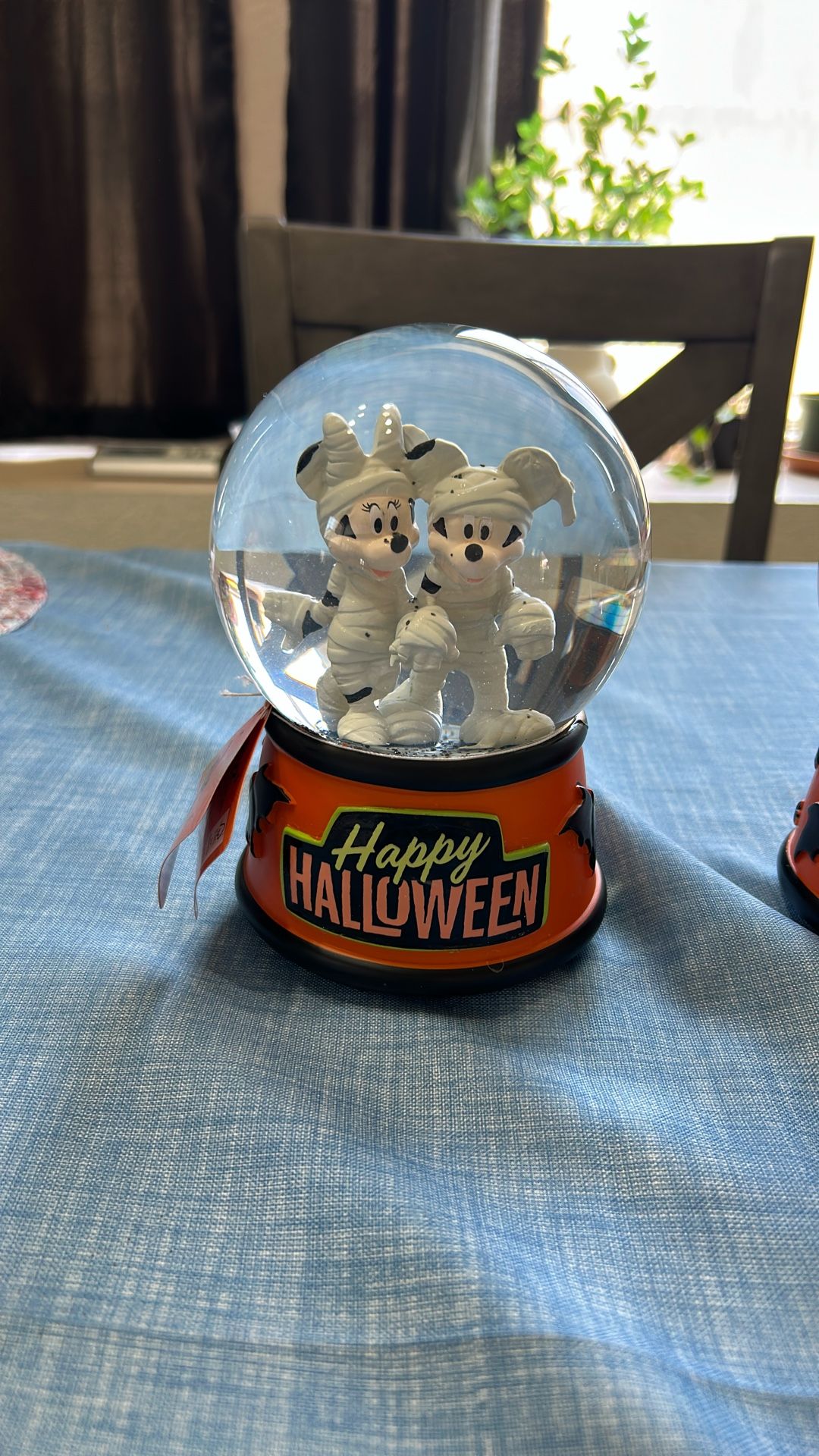 Halloween Mickey & Minnie Snow Globe