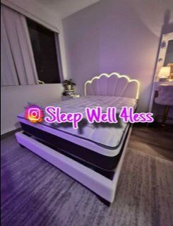New queen bed