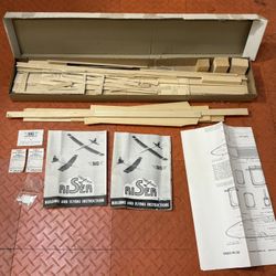 Riser 2 Meter Class Sailplane Balsa Wood Kit RC-52 78”