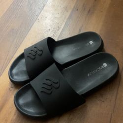 New Black Slides Size 10 