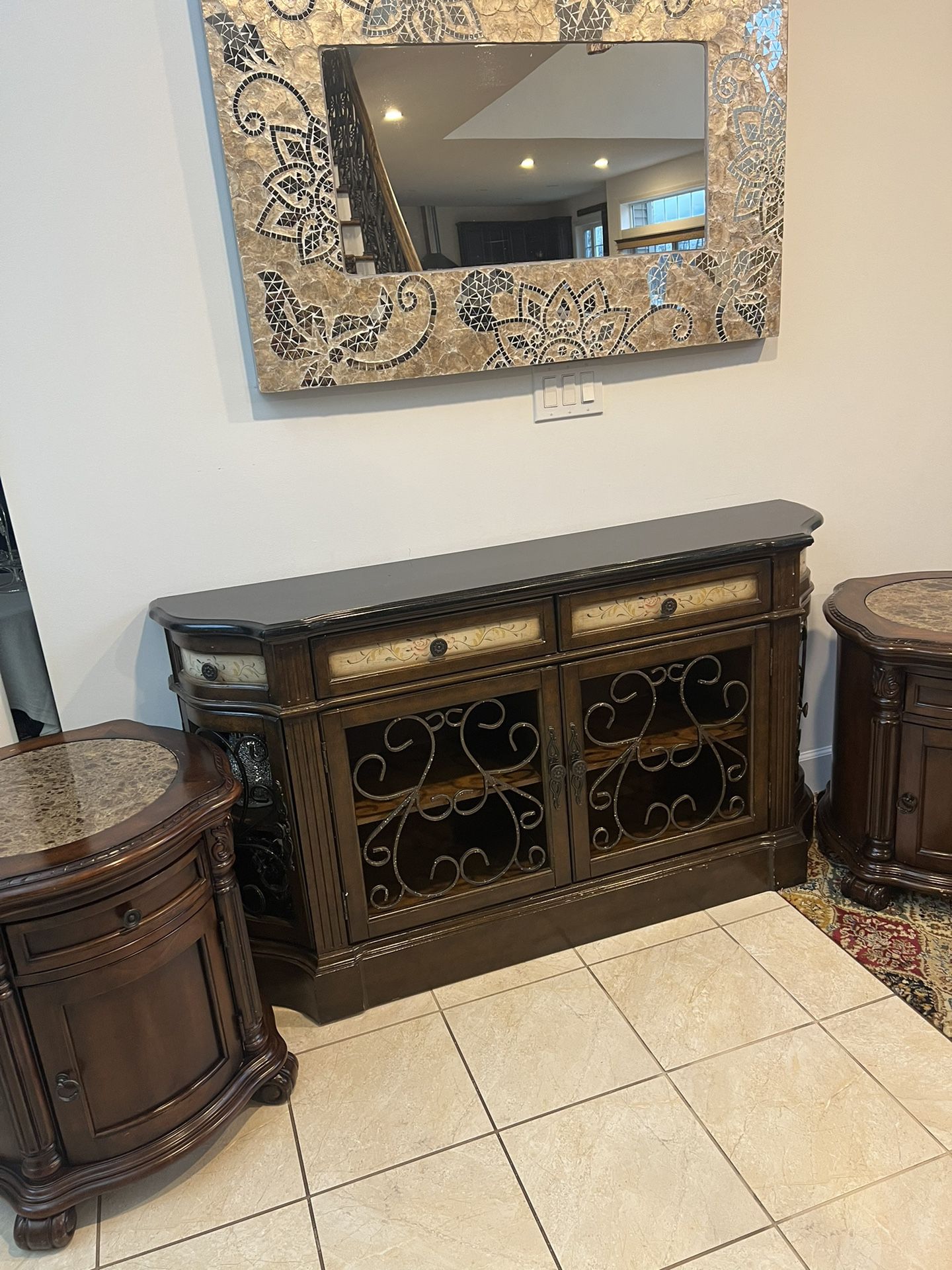 Console Table With End Tables 