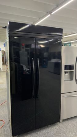 Kitchen aid smooth black built in 42 fridge