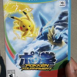 Pokken Tournament Nintendo Wii U, 2016, Tested, Working, With Manual And Case