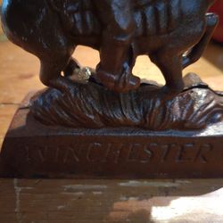 Cast Iron Winchester Arms Advertising Piece 