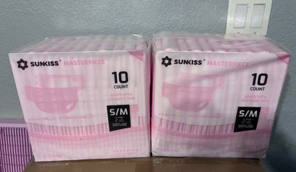 Women’s Pink Disposable Briefs