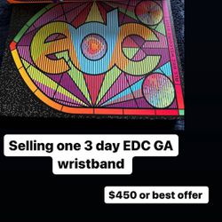 EDC 3-Day GA Ticket For Sale 