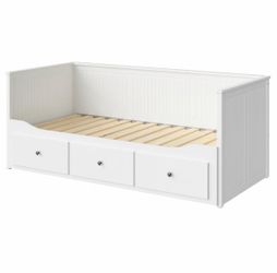 IKEA HEMNES white adjustable bed frame, twin/full/double
