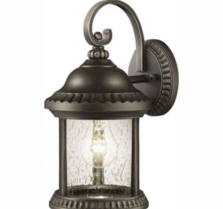 Home Decorators Collection Cambridge Outdoor Essex Bronze Wall Lantern Sconce