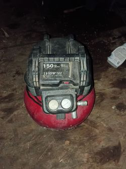 Porter cable compressor in working condition