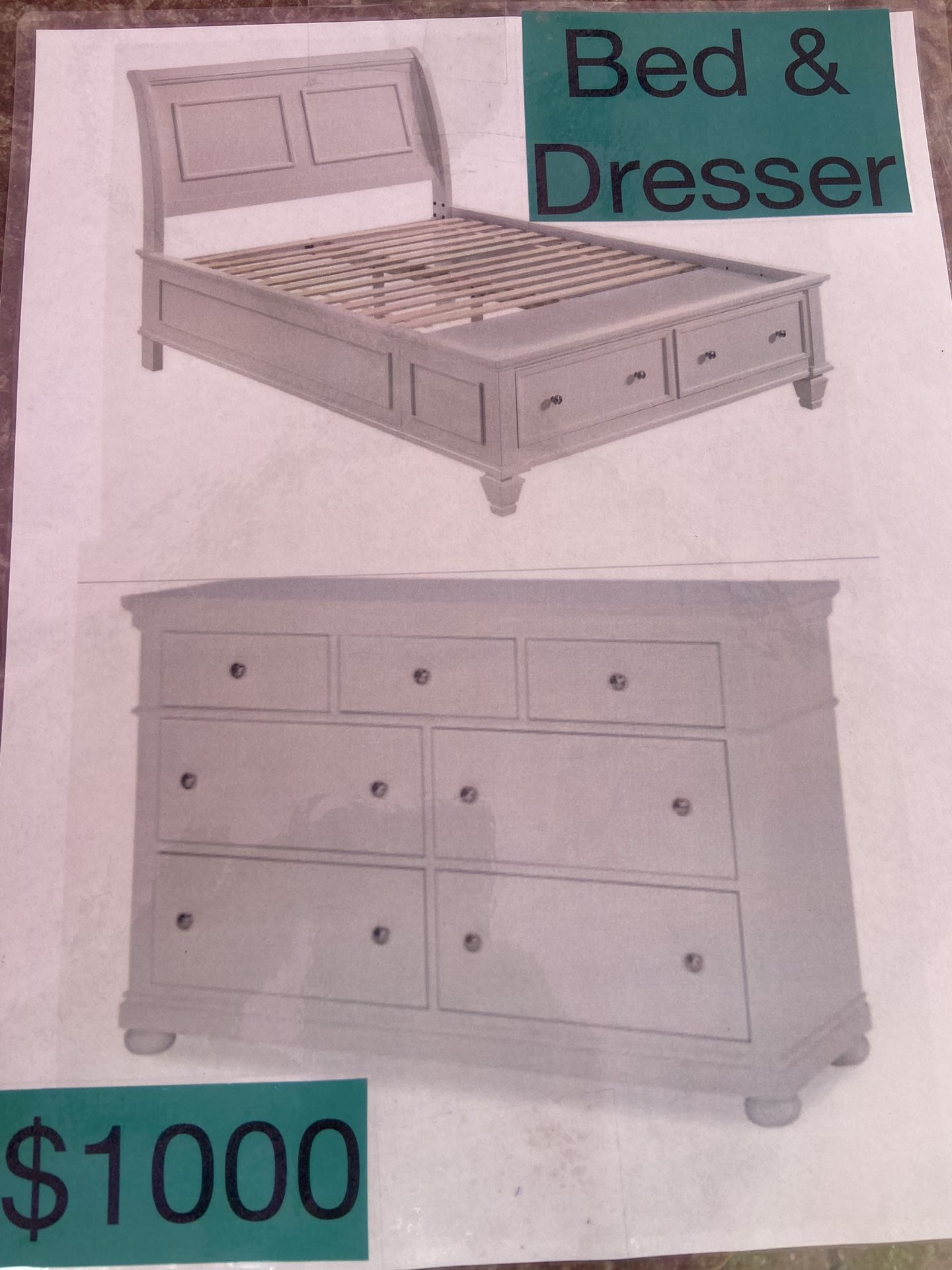Kettle River Full-size Bed And Dresser