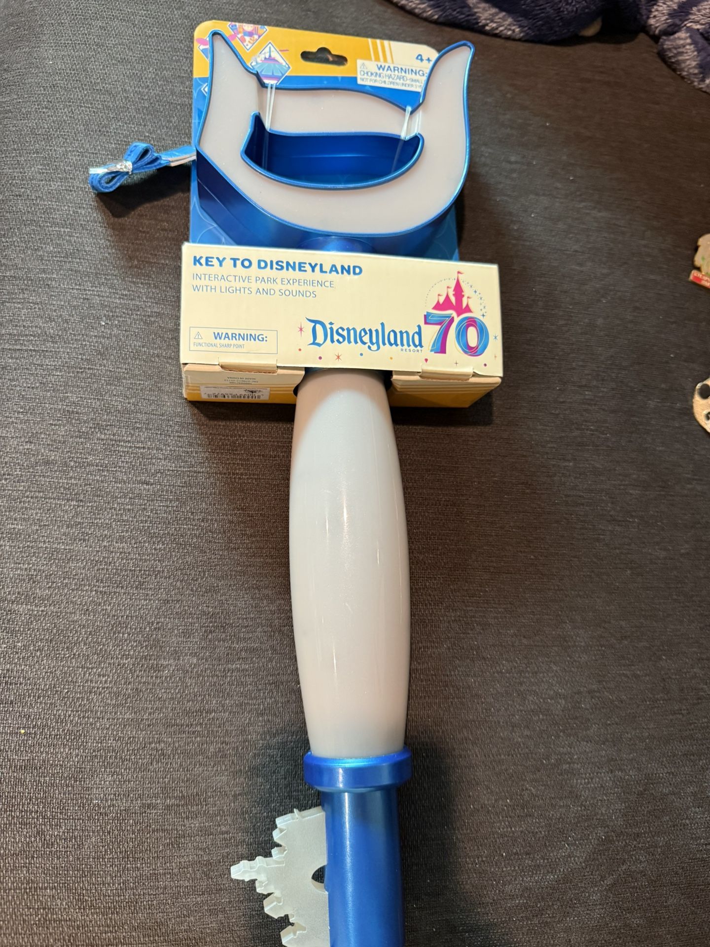 Disneyland 70th Anniversary Key (No Pin)