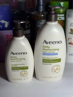 Body lotion/ deodorant/ face wash     Dove, Aveeno, Athena Club, and Lubriderm Body Lotions
