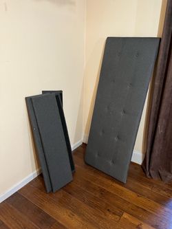 Fabric covered Queen Bedframe
