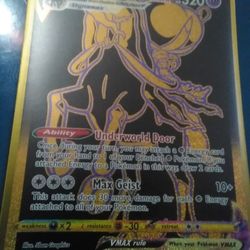 Pokemon Gold Card 