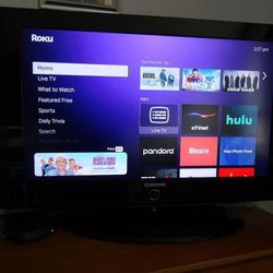 Old School Samsung TV 32in