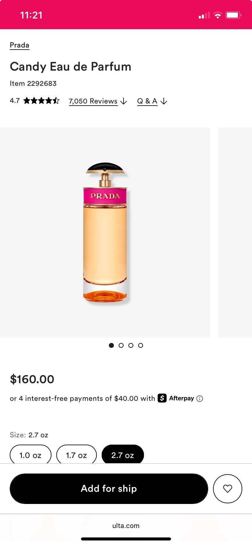 Ladies Prada Perfume