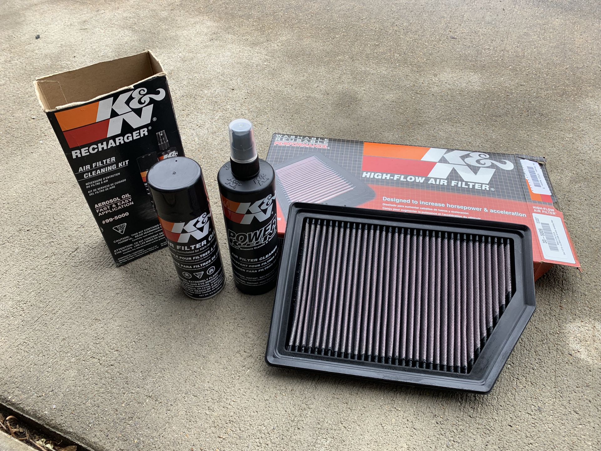 K & N Filter and Recharge Kit