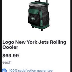 NY Jets Rolling Cooler