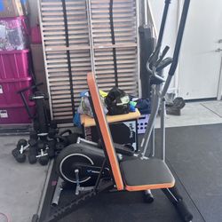 Elliptical And Bench 