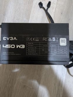 EVGA 450 W POWER SUPPLY