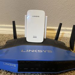 Linksys Dual Band WiFi Router + Range Extender