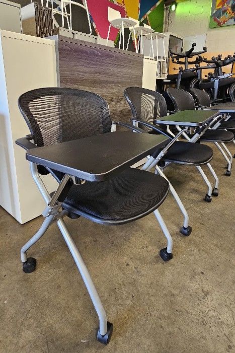 Regency Cadence Rolling Nesting Flip Seat Chairs **Removable Trays**