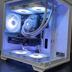 White RTX Gaming PC (Ryzen 7 +RTX 4060)