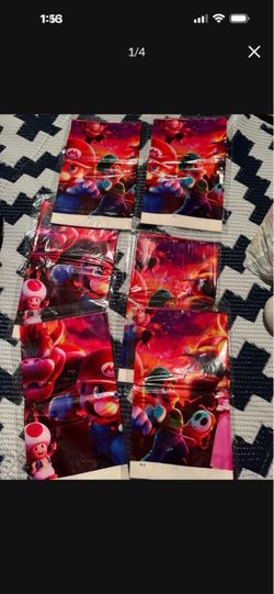 Mario Brothers party supplies