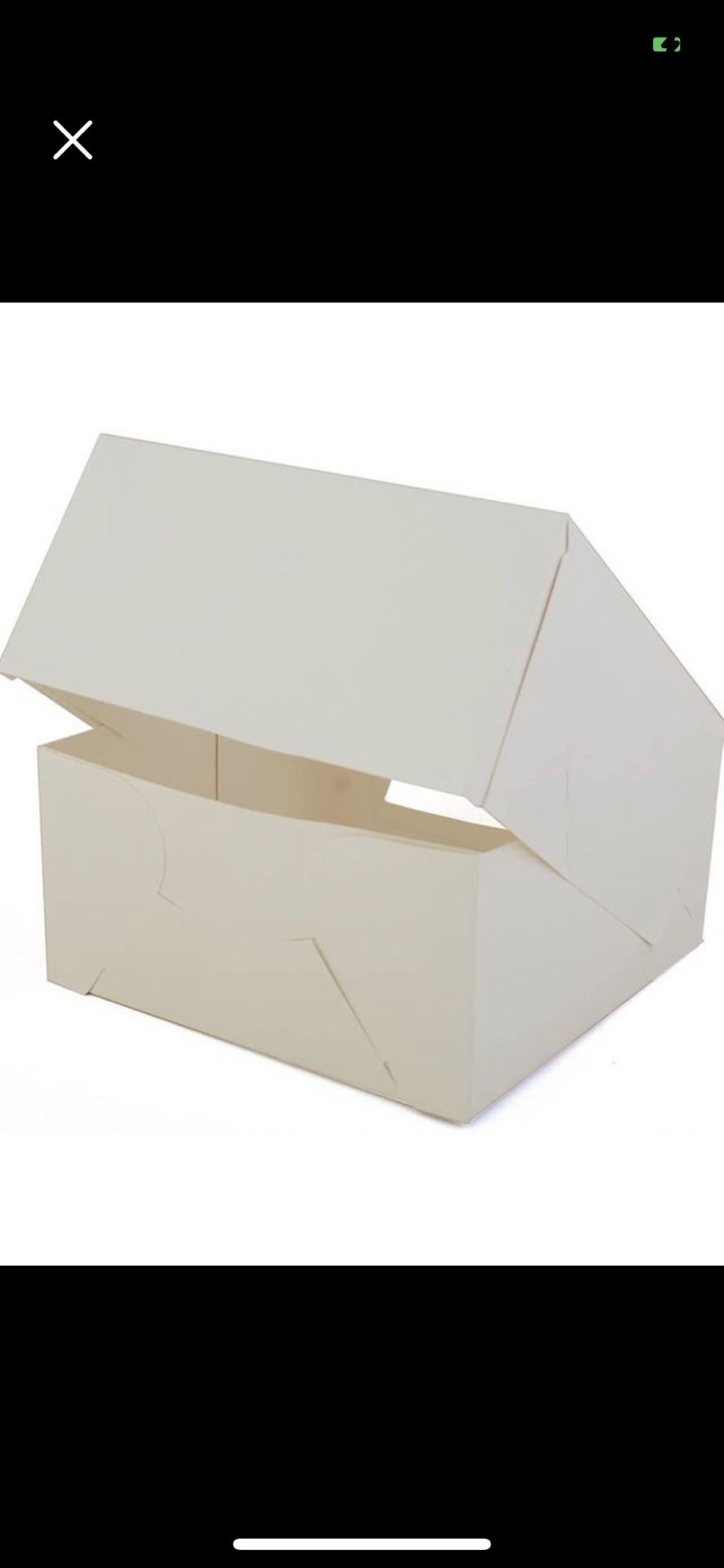 Cake Boxes Bakery Boxes Dessert Boxes White Window 8x8x4 (104 Count)