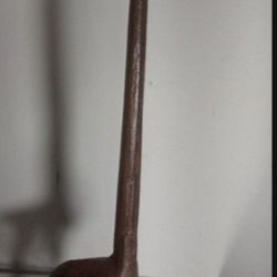 CAST IRON LONG NECK GIRAFFE TOWEL/TOILET PAPER HOLDER 21"