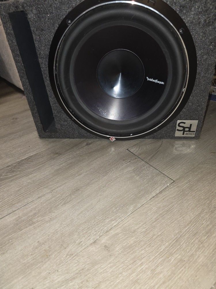 Rockford Fosgate P3 Sub & Ported Box. Never Used