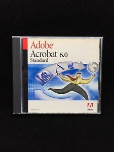 New open Adobe Acrobat 6.0 with key case no box