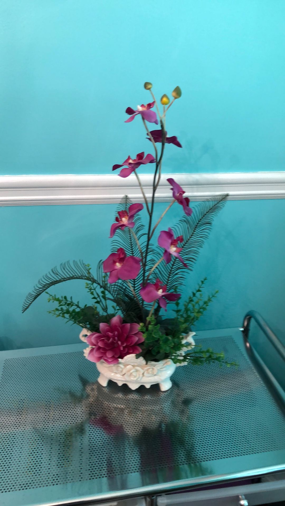 Floral Arrangement 16”Wx22”H