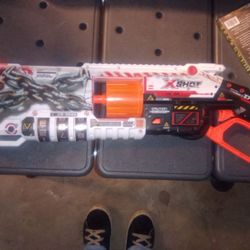 X shot Nurf Gun. High Powered. No Bullets